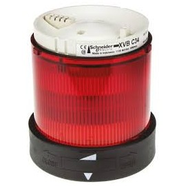 Telemec Lumitorre Modulo Fijo 12-230Vca/Cd Rojo SKU: XVBC34