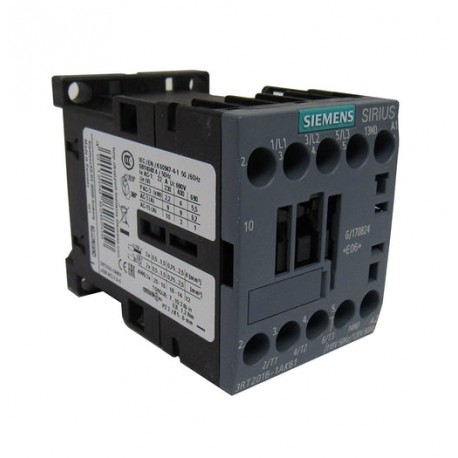 Siemens Contactor 9Amps B-120Vac S00 C-1Na SKU: 3RT2016-1AK61