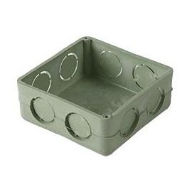 Caja Cuadrada Pvc Verde 19Mm (3/4"") SKU: CAJAP19