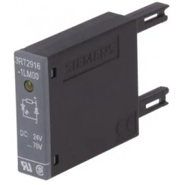 SIEMENS diodo supresor c-led 24-70vdc p-contactor aux t s00 SKU: 3RT2916-1LM00