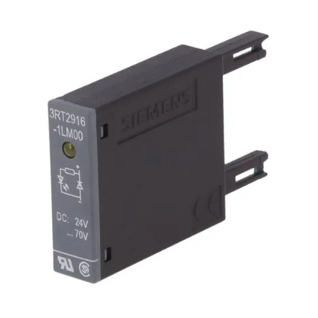 SIEMENS diodo supresor c-led 24-70vdc p-contactor aux t s00 SKU: 3RT2916-1LM00