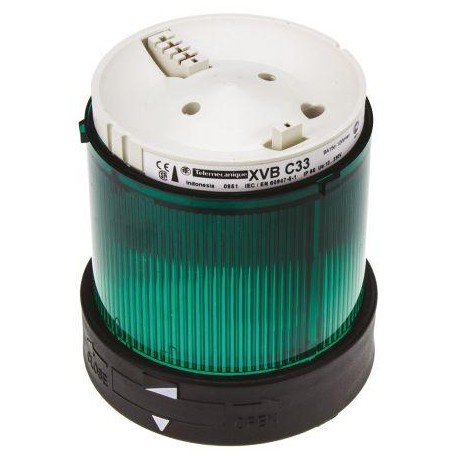 Telemec Lumitorre Modulo Fijo 12/230Vca/Cd Verde SKU: XVBC33