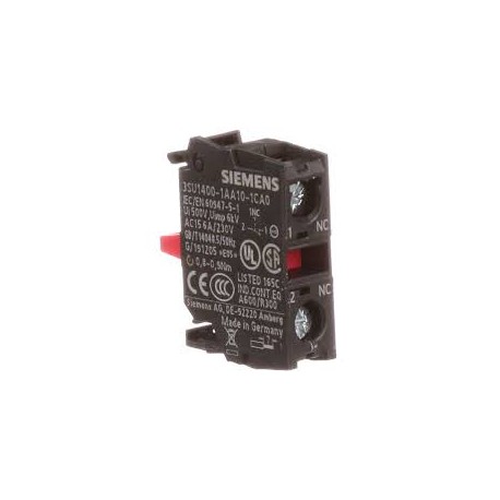 Siemens Elemento Contactos 1Nc P/Frontral SKU: 3SU1400-1AA10-1CA0