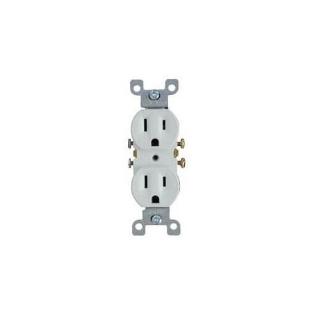 Leviton Contacto Duplex 15A 125Vac Blanco SKU: LV5320-WCP