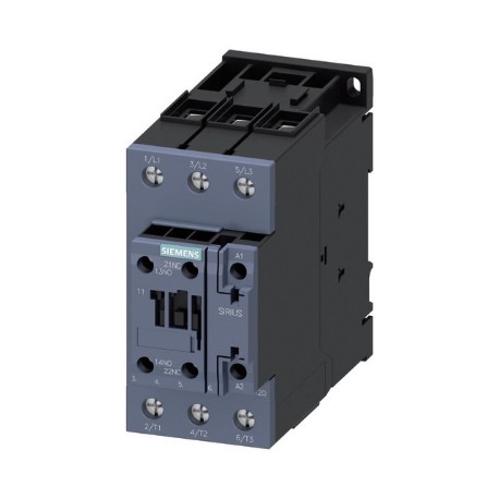 SIEMENS contactor 40amps b-24vdc s2 c-1na+1nc SKU: 3RT2035-1NB30