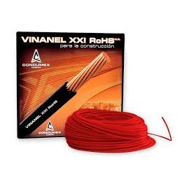 Cable VINANel rojo Caja 100 20 AWG SKU: CAVIN20R