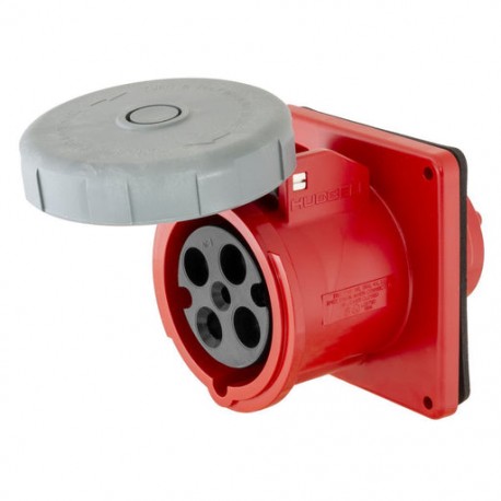 HUBBELL Receptáculo PYS GI 3P 4H 30A 480V SKU: HBL430R7W