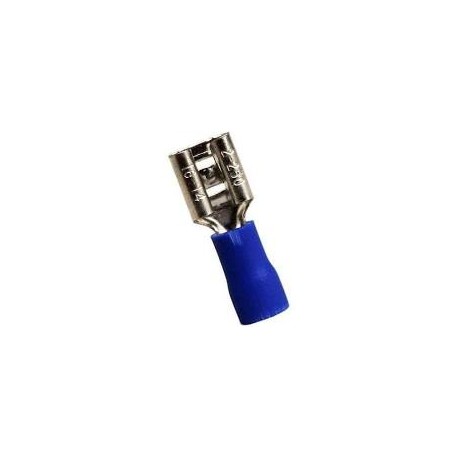 Faston hembra aislada PIDG 187 16-14 azul SKU: 160477-2