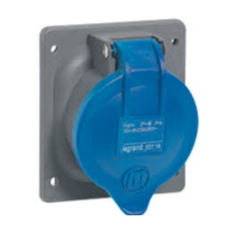 Legrand Toma Empotrar 3P+N+T 32A 200/250V 9H Azul Ip44 Hypra SKU: 52720